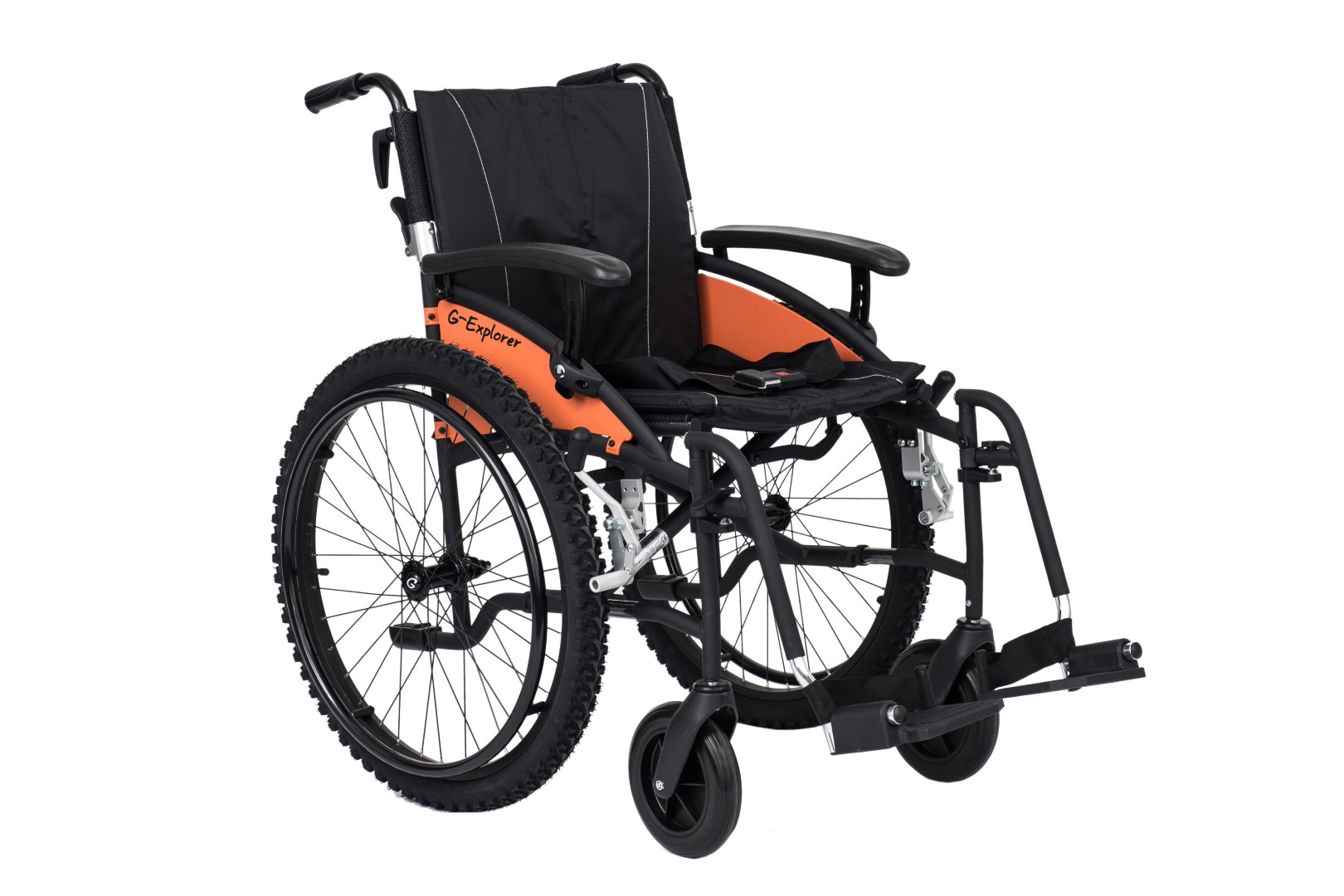 Excel G-Explorer Self Propel Wheelchair Black Frame 20 inch Wide seat